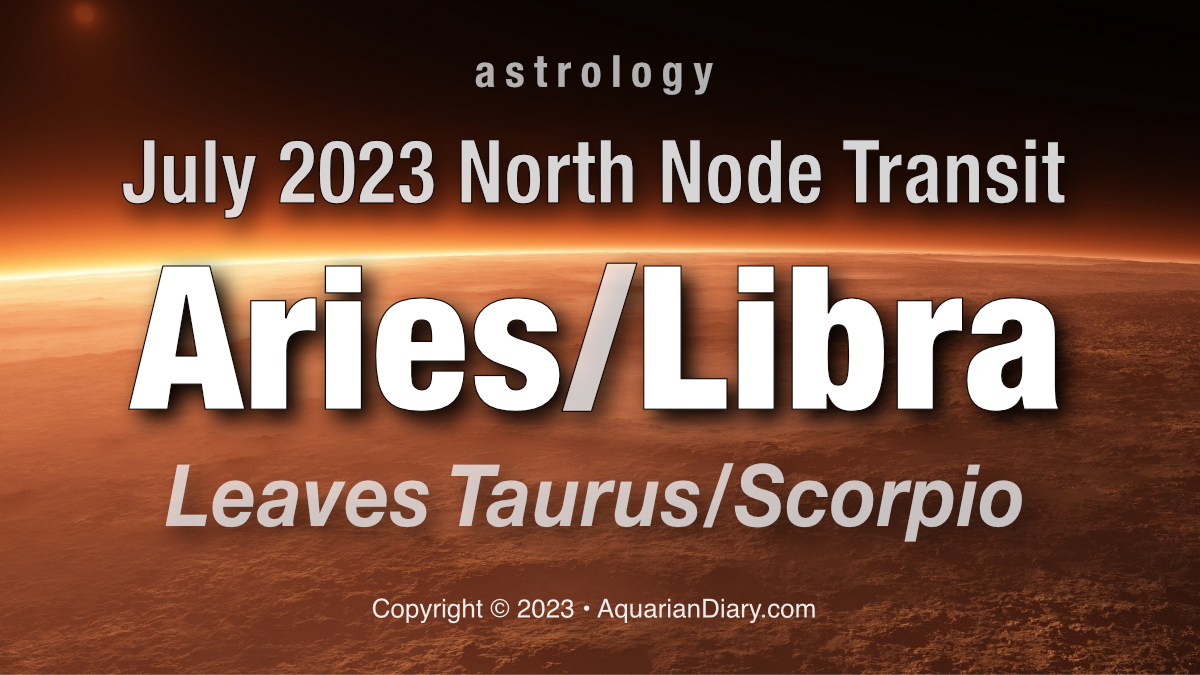 North Node transit Aries, South Node transit Libra 20232025